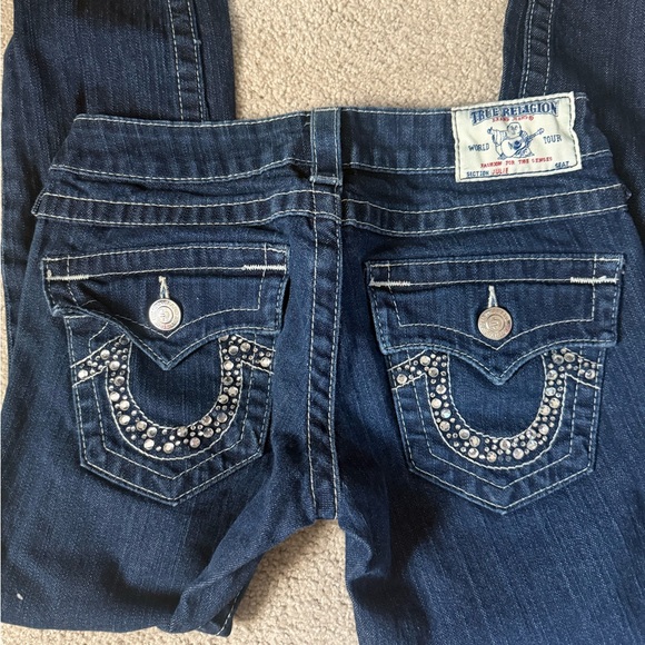 Vintage Y2K True Religion Women's Jeans sz 24 - Picture 2 of 9